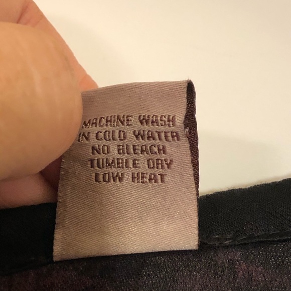 XCVI black and burgundy tie dyed tunic long sleeve - Picture 5 of 7